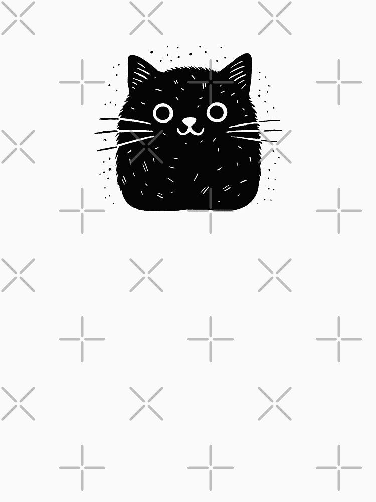 Black Cat Loaf Illustration by Jselz