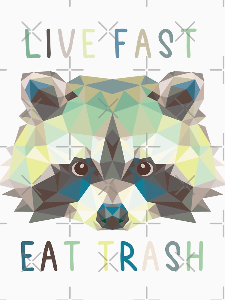 live fast eat trash by YassJmShop
