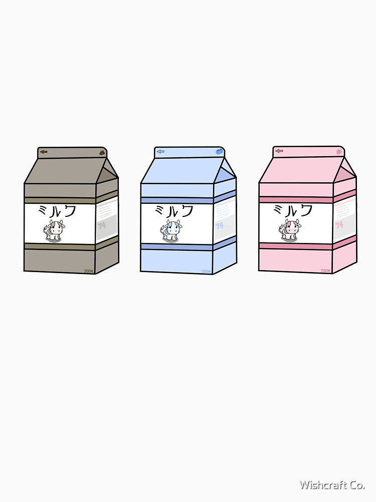 Kawaii Milk Cartons by Wishcraft Co.