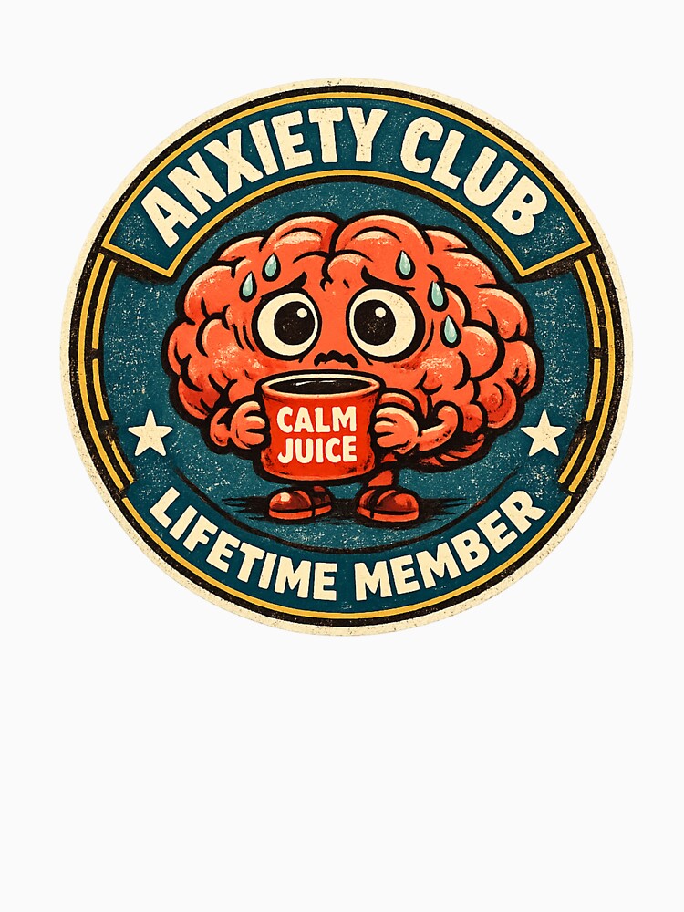 Anxiety Club Calm Juice Badge by Dresut