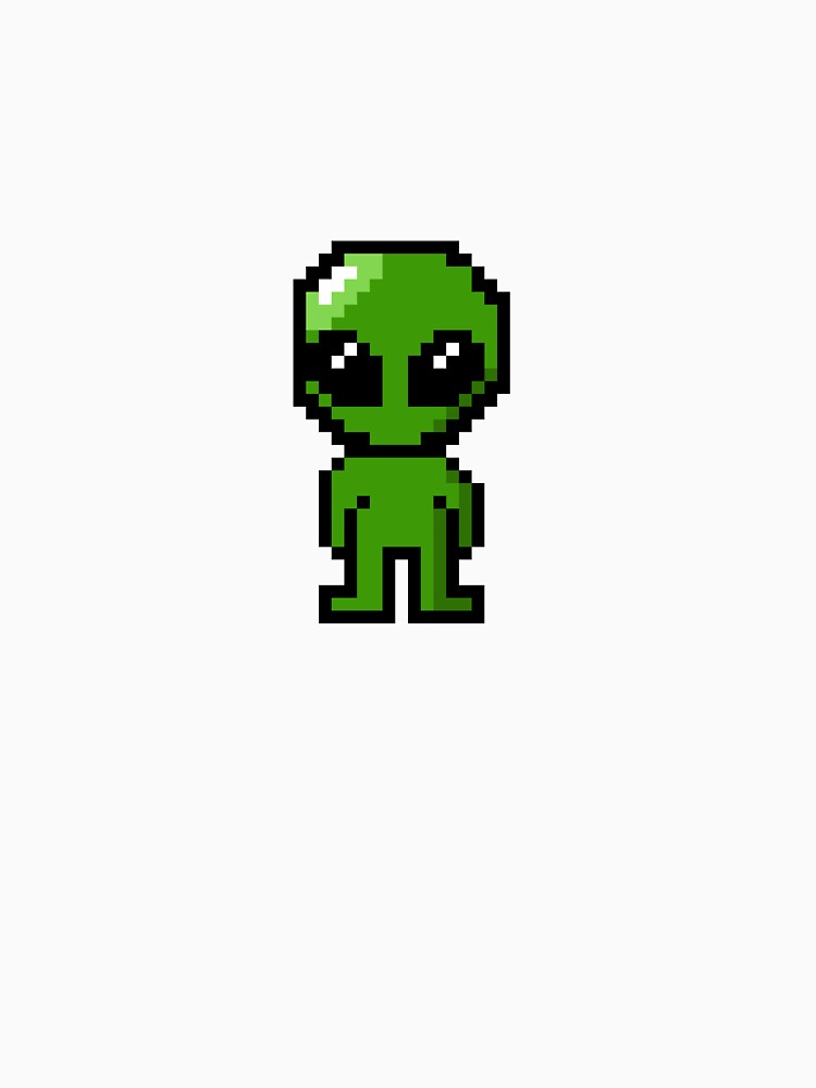 Pixelated alien by Rainy Day Pixels