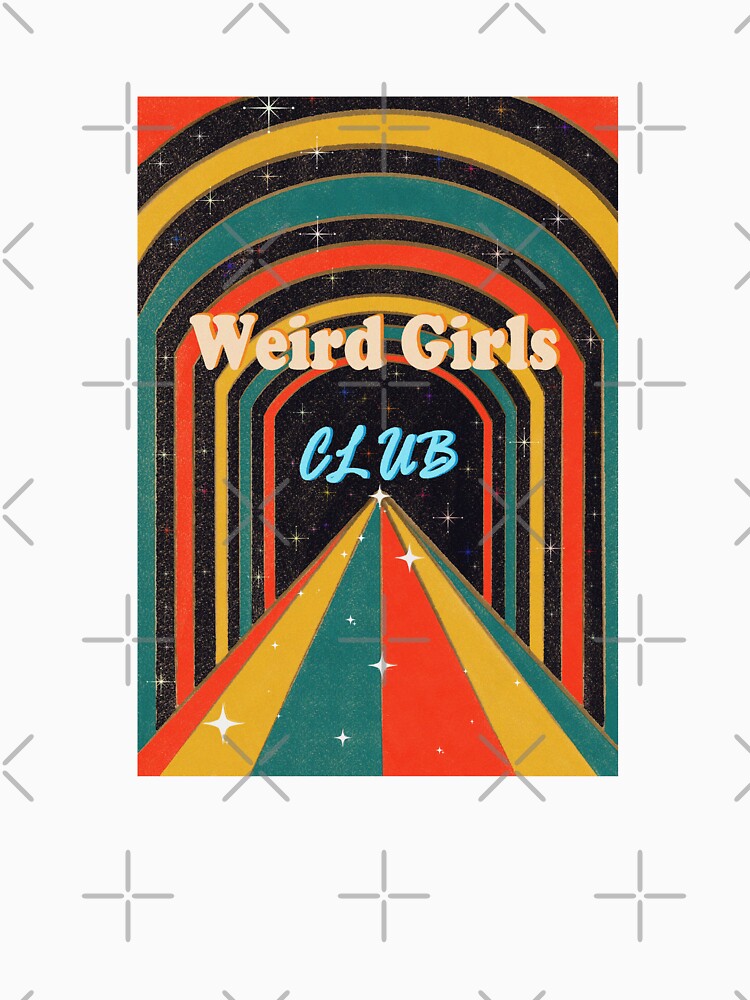 Weird Girls Club Retro 70s Psychedelic Space Art by Pop & Punch
