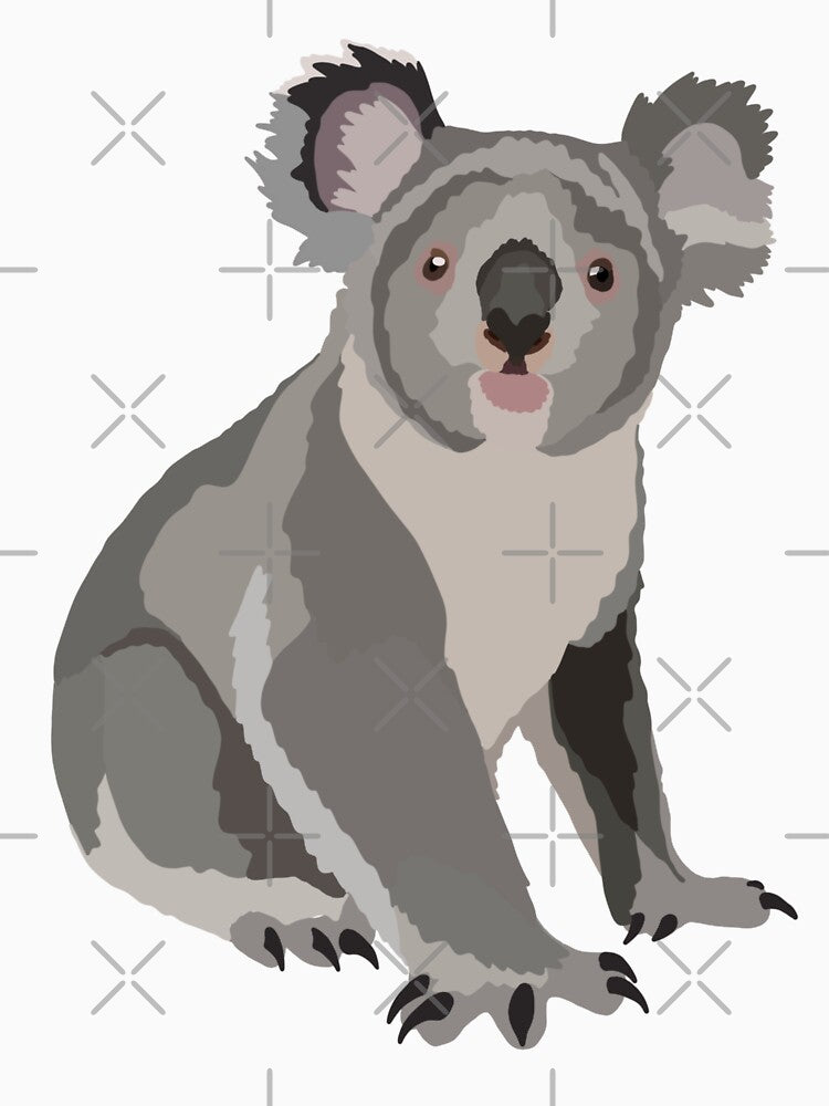 Koala | Cute Wildlife Illustration | Animal Lover Gift by PrettylittlepastelUk