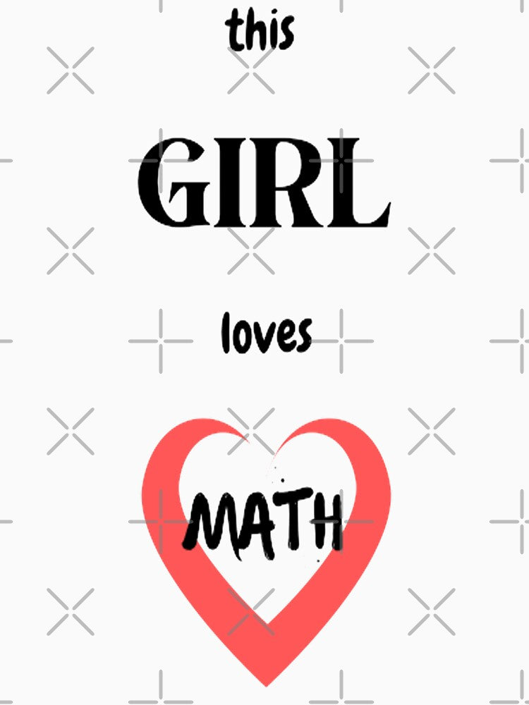 This girl loves math by chamadesigner