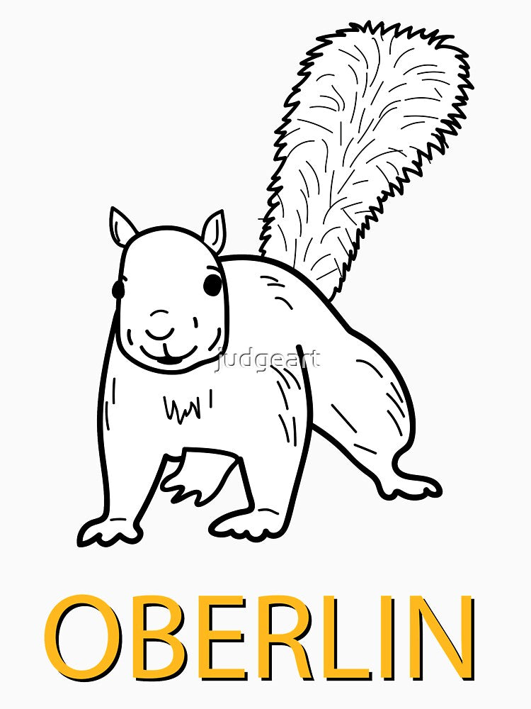 Cute Oberlin White Squirrel by judgeart