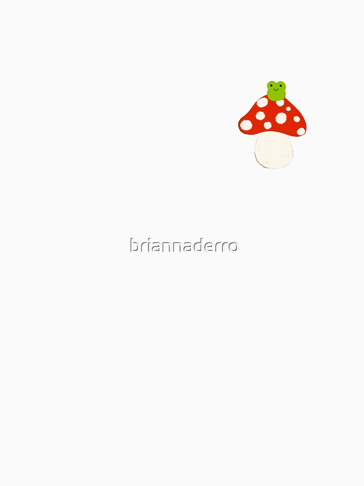 Happy Frog on a Mushroom by briannaderro