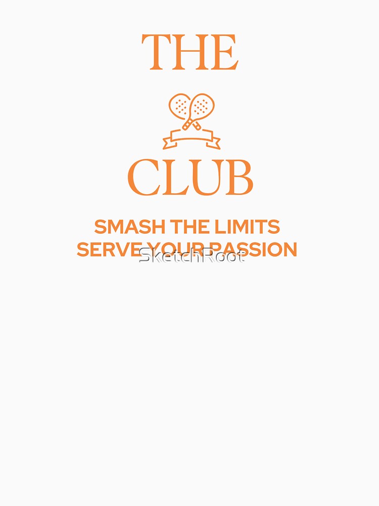 Padel Tennis Club Slogan Motivation Art Print by SketchRoot