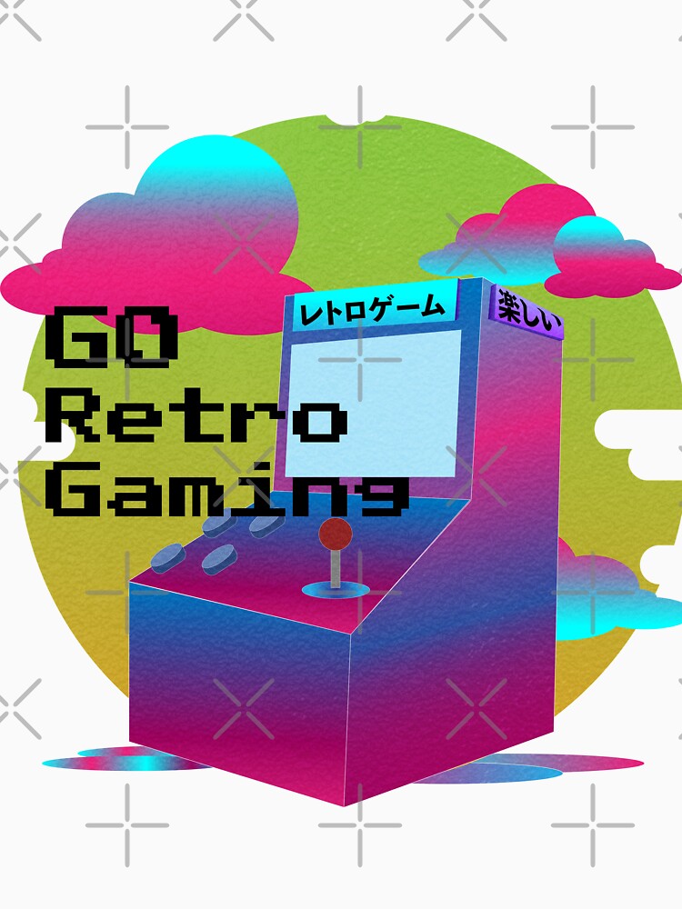 Neon Retro Cyberpunk Arcade Design by MythicArts8