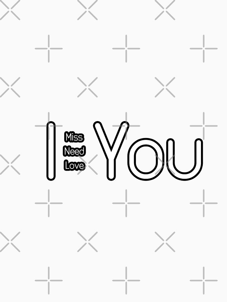 iSalem I miss need love you  logo funny Gift, T-shirt, Tee by iSalem