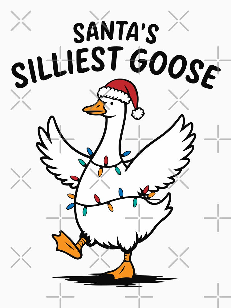 Santa’s Silliest Goose Funny Christmas by HasHs