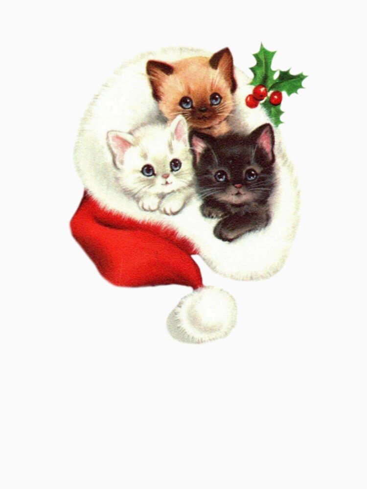 Vintage Christmas Cats by Pixiedrop
