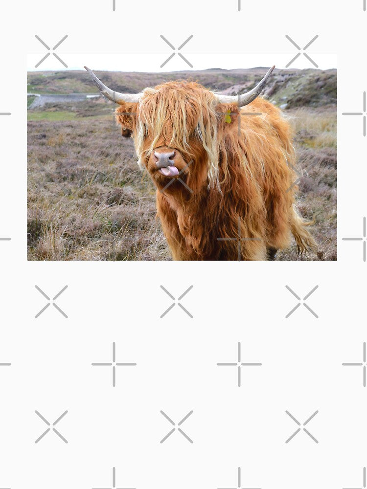 Funny Shaggy Highland Cow by TheAnimalZ00