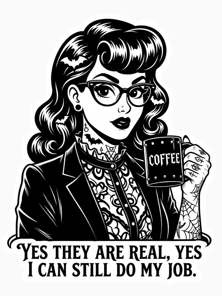 Corporate Goths Exist Vintage by The Creepy Kooky Coven