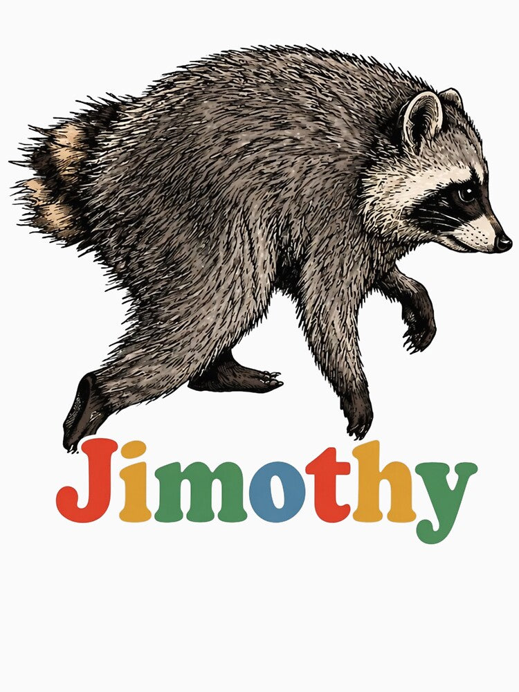 Jimothy Viral Raccoon, Funny Trash Panda Wildlife, Retro Animal Lover by RafaelScherer
