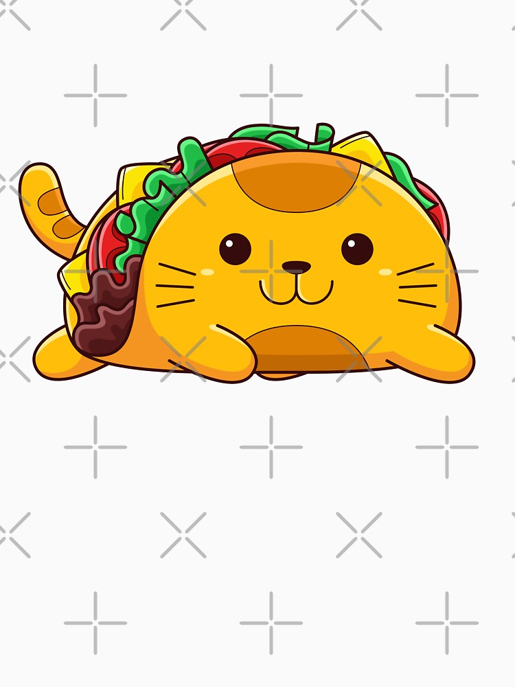 Yummy Kawaii Cat Taco by PosterpartyCo