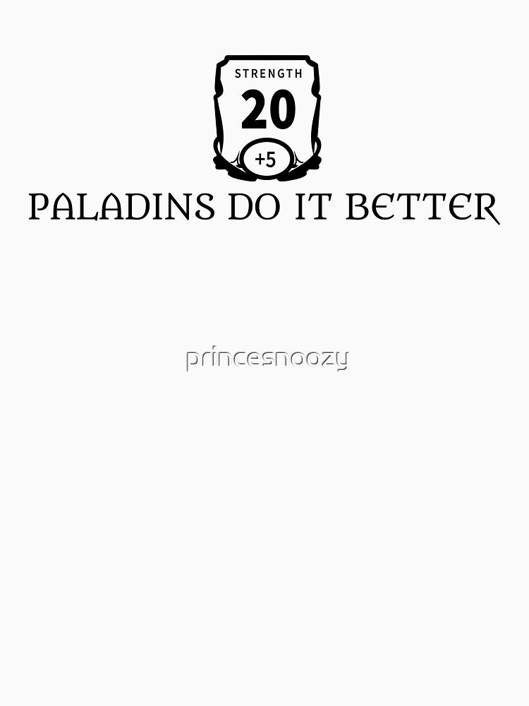 Paladins Do It Better by princesnoozy
