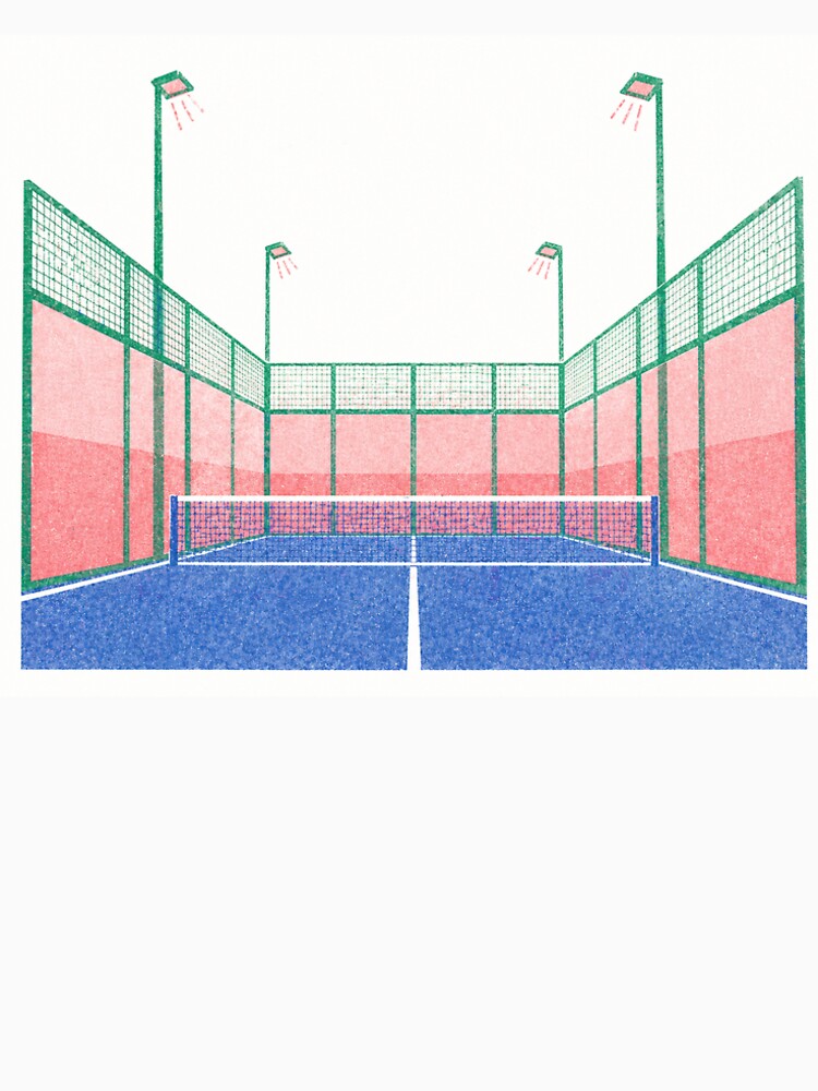 Padel Court Illustration by ticzla95