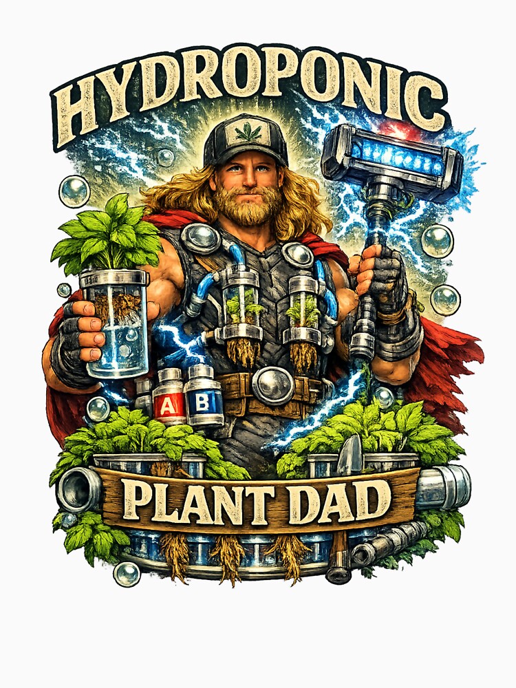 Hydroponic Plant Dad – Grow Like a God by lookGK