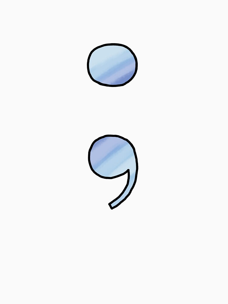 Ombre Semicolon by paigeeeeeeeee
