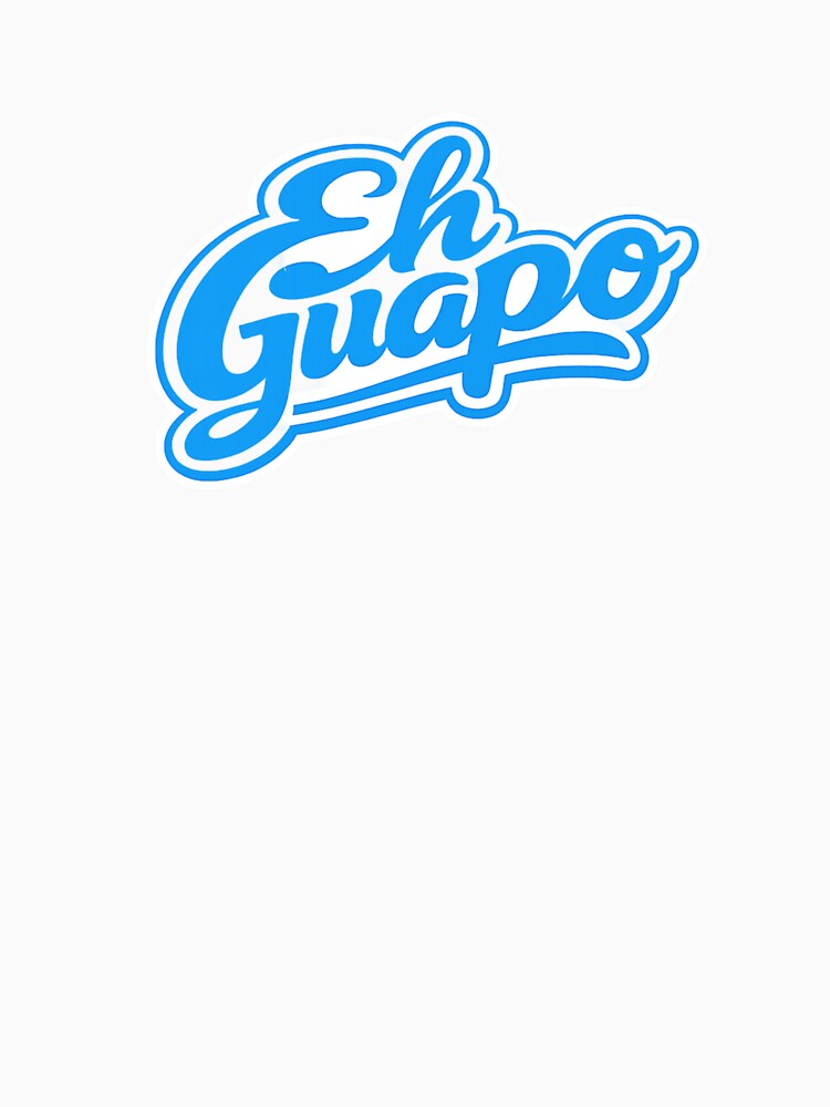 Hey Guapo - Blue Retro Logo by shawachester