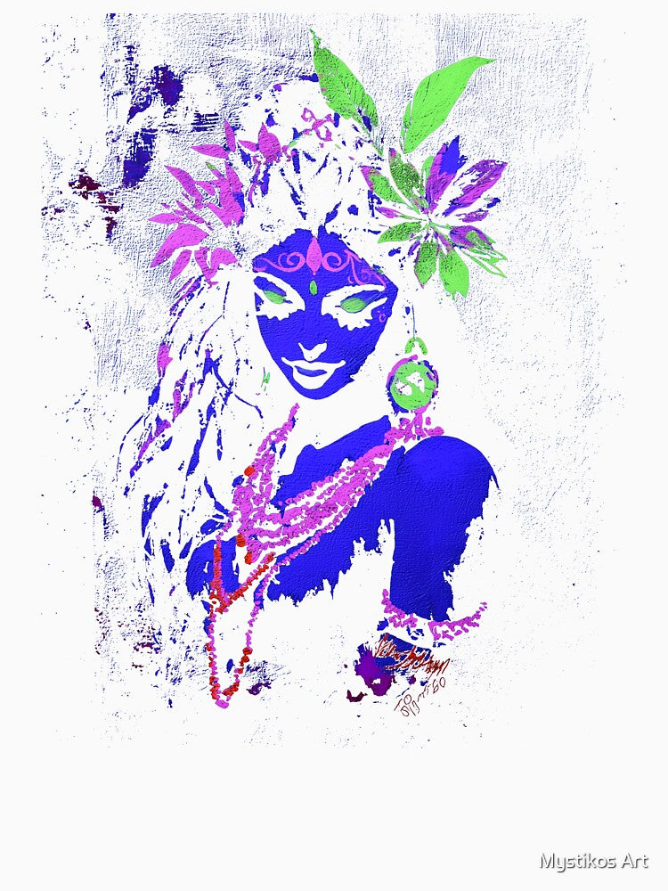 Powerful Goddess Kali Art | Fierce Hindu Deity | Dark Feminine Energy by Mystikos Art
