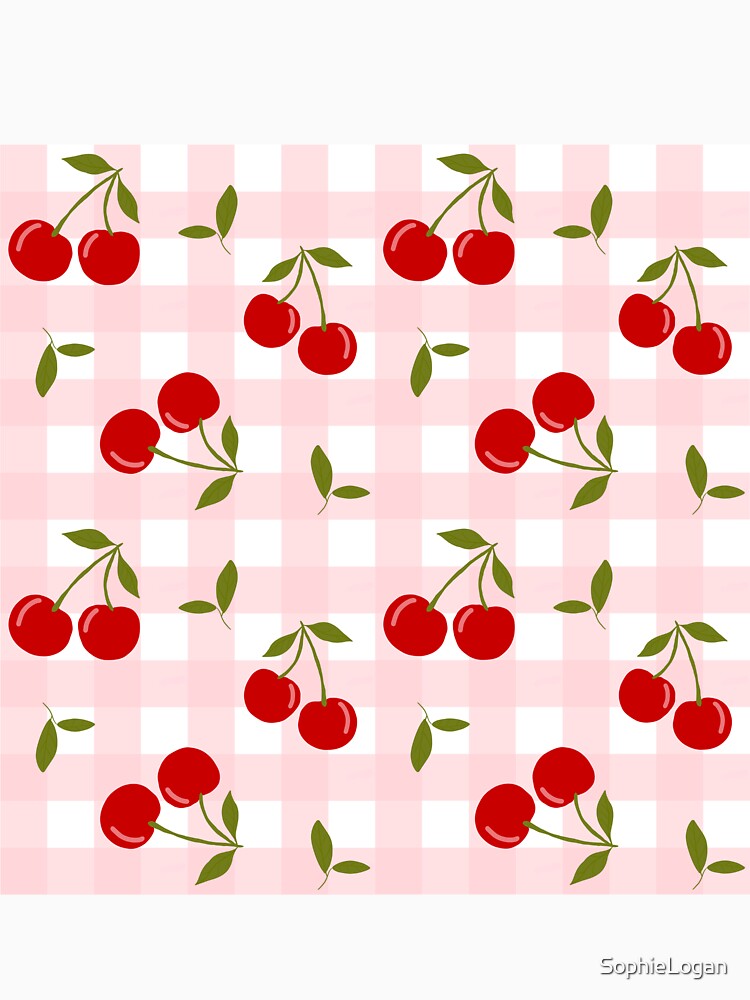Cherry gingham by SophieLogan