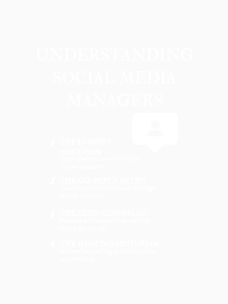 Understanding Social Media Managers Vol. 2 – Hashtags and Heartburn – Black by PsyFlow35