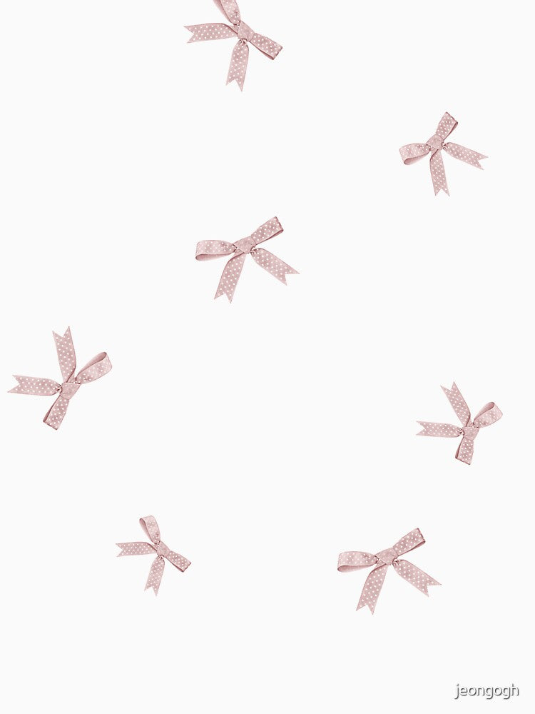 Aesthetic beige bow by jeongogh