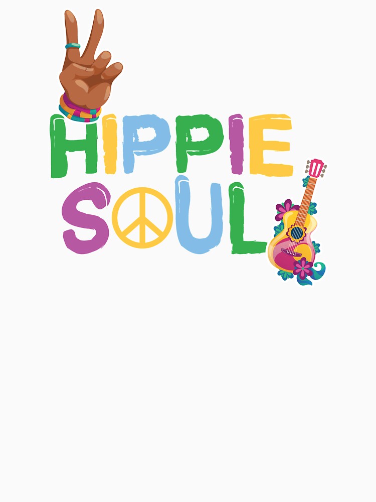 Hippie Soul Funny Hippie Freedom Lifestyle gift by patroart