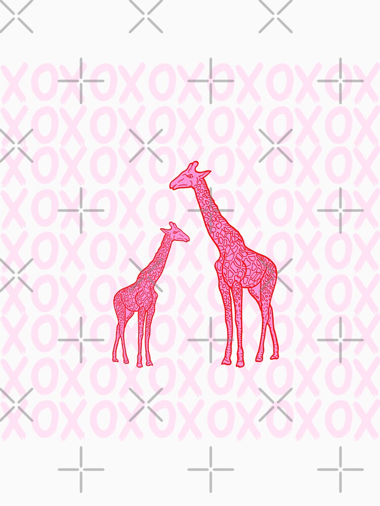 XOXO pink preppy giraffes by SUUSCK ★