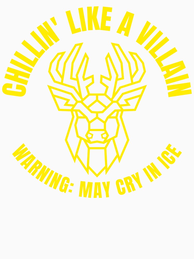 Chillin Like A Villain – Warning: May Cry in Ice by Redlimetshirts