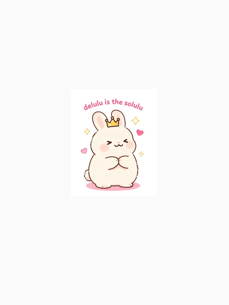 “Delulu Is Solulu Gen Z Sticker” by sweetykumariii