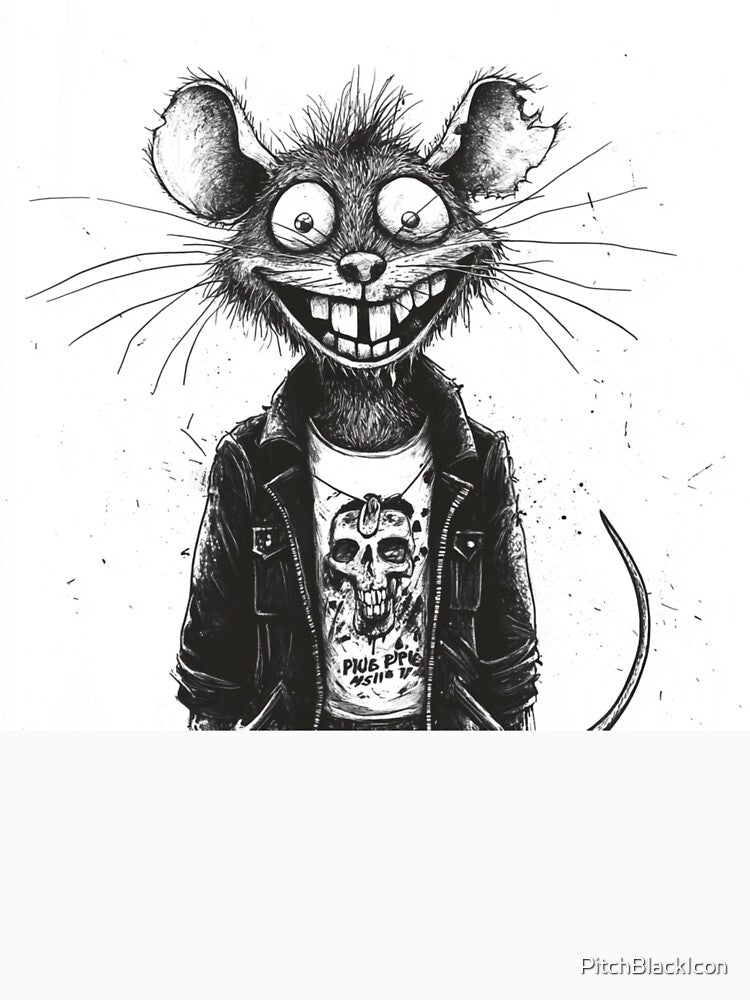Rattus the Punk Rat Kid by PitchBlackIcon