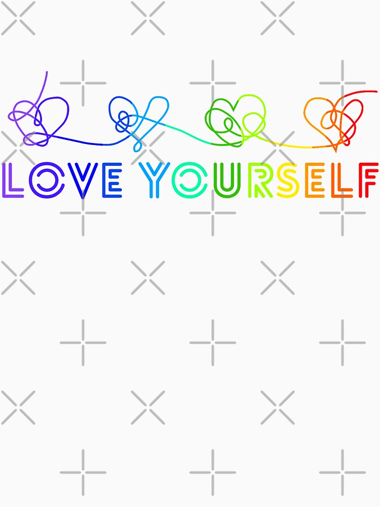 Love yourself tear rainbow by NoonaStudio
