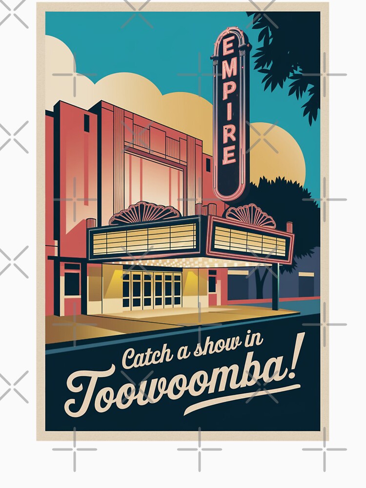 Toowoomba Vintage Travel Poster by TravelerRat