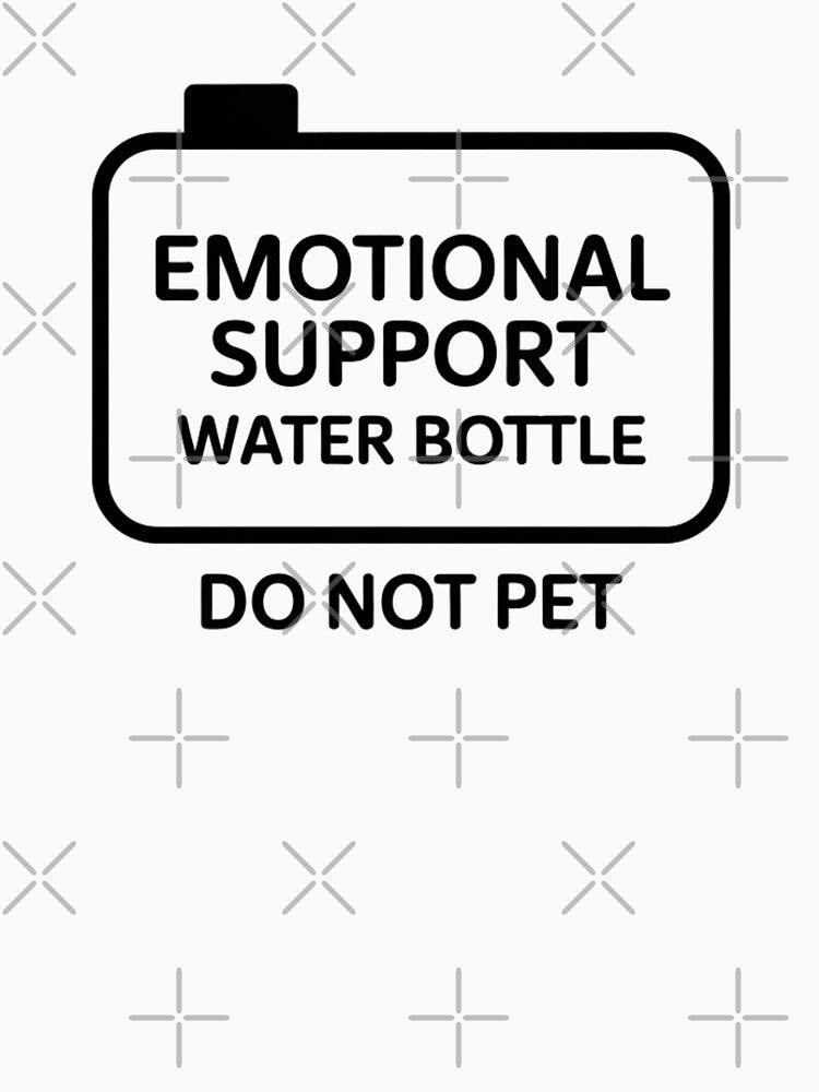Emotional Support Water Bottle, Do not Pet by Mateusz Majcherek