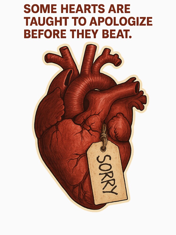 Anatomical Heart with "Sorry" Tag by ac3iongDcreator