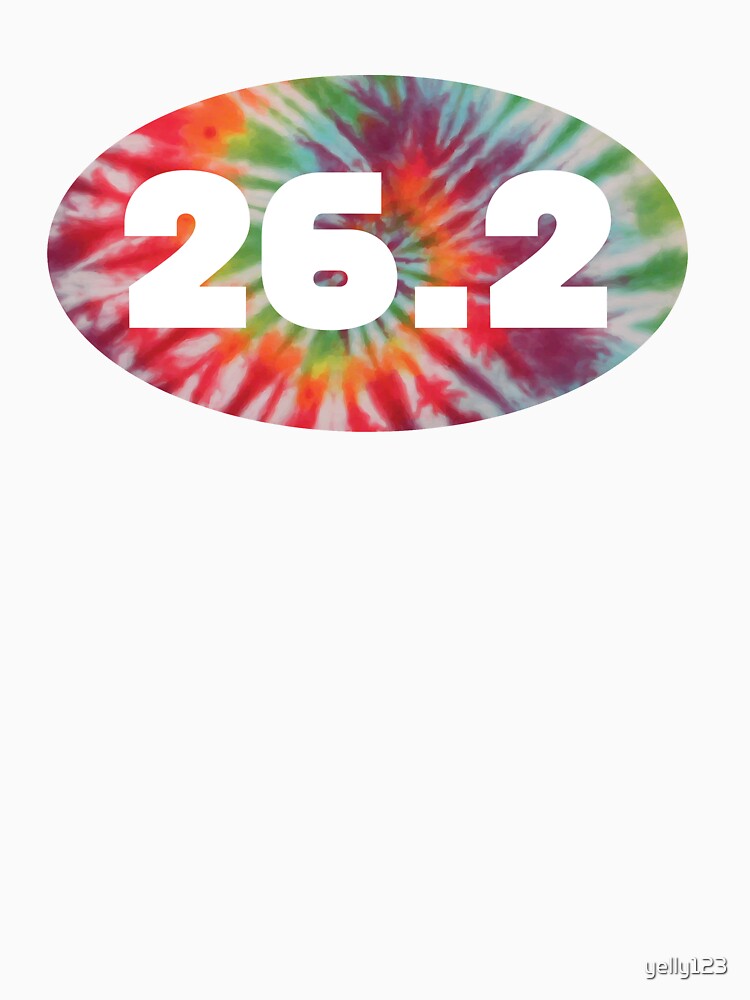 26.2 Miles Marathon Tie Dye by yelly123
