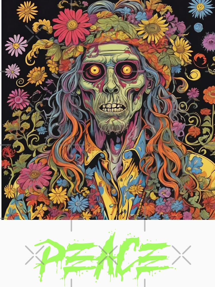 Groovy Male Hippie Zombie of the Apocalypse by EmeraldCauldren