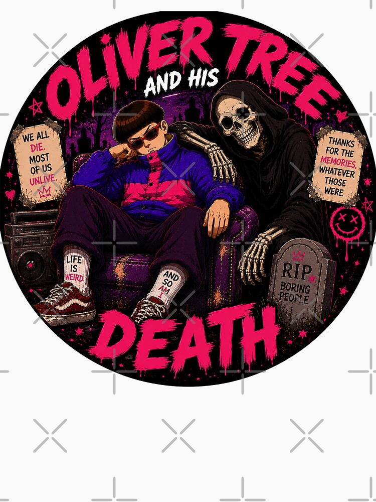 RIP Anime Music Meme Sticker | Retro Streetwear Character | Alternative Pop Culture Art by Ananda-Apparel