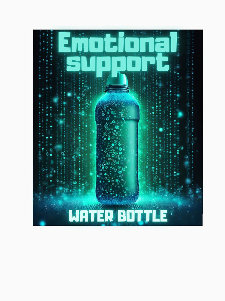 Emotional Support Water Bottle Hydro Power by ChudyART
