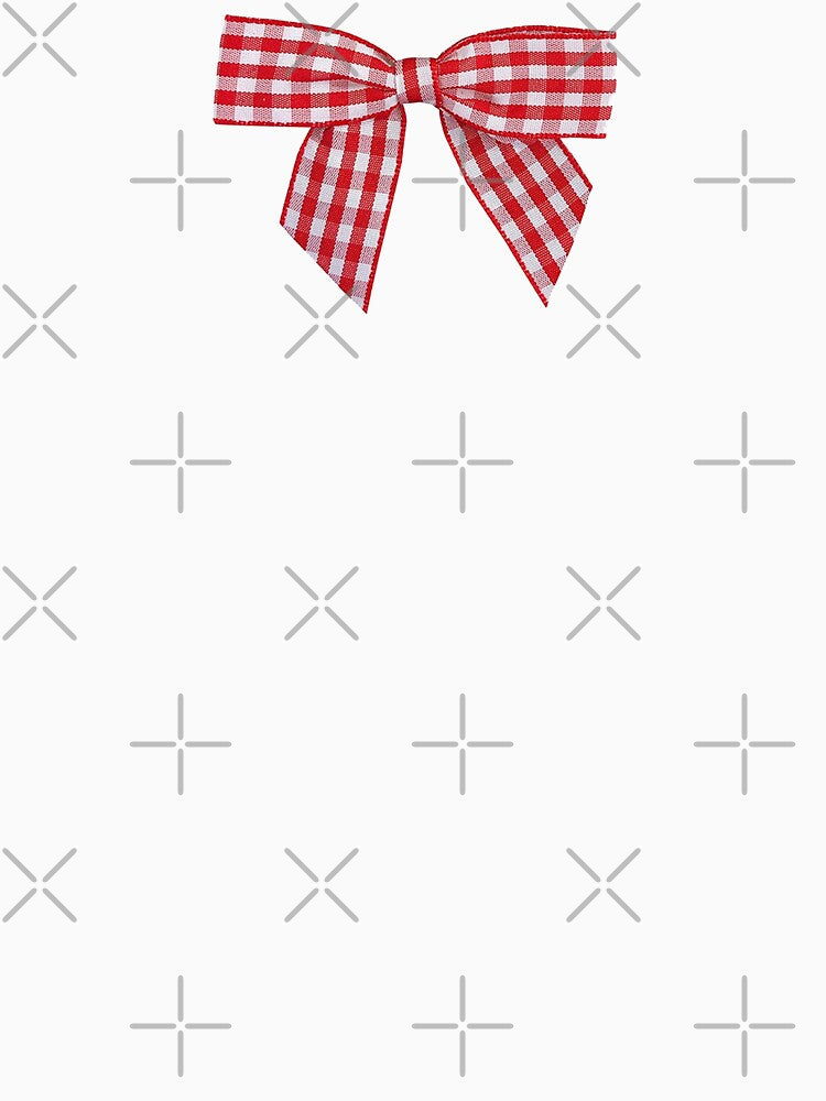Red Gingham Ribbon by verycoolandnice