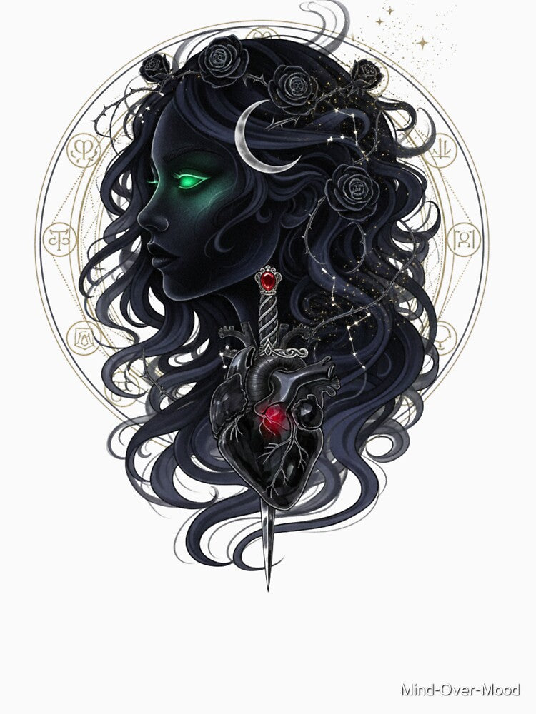 Dark Feminine Energy Rose by Mind-Over-Mood
