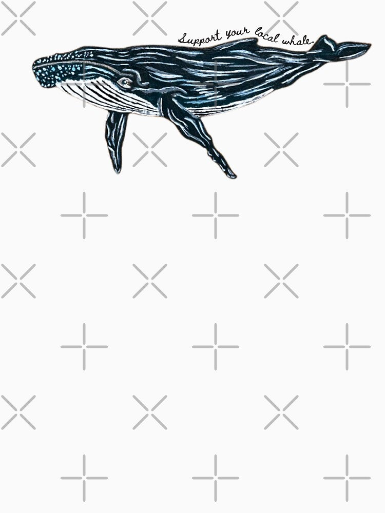 Humpback Whale Ocean Wildlife Painting Save the whales animal conservation anti whaling by dagkryper