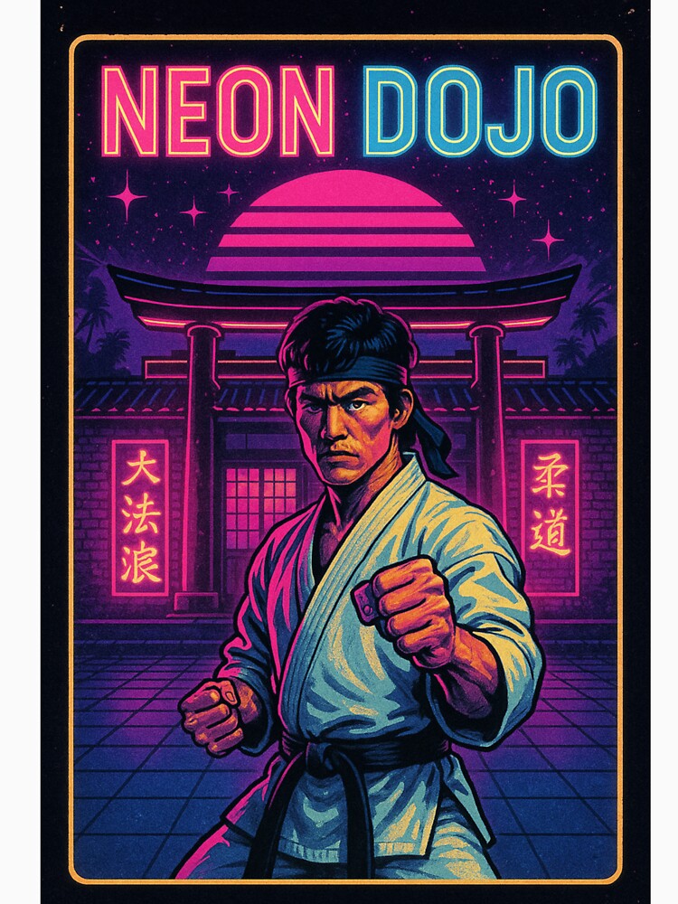 GRINDHOUSE - NEON DOJO by BroShirtStore
