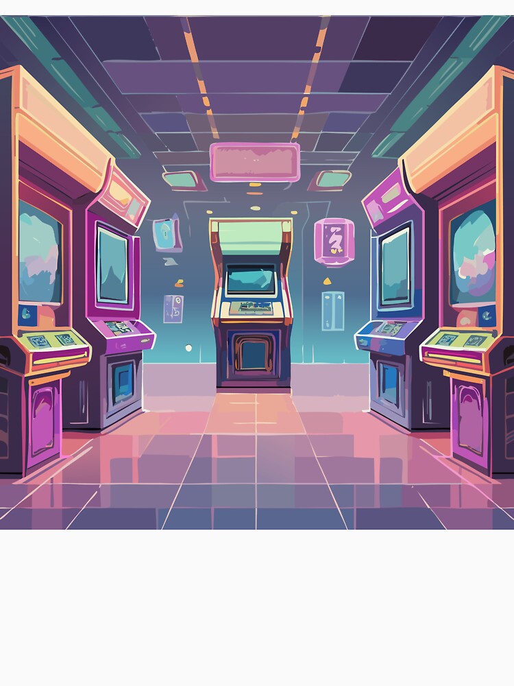 Neon Arcade – Retro Futuristic Gaming Vibes by ZeoraStudio