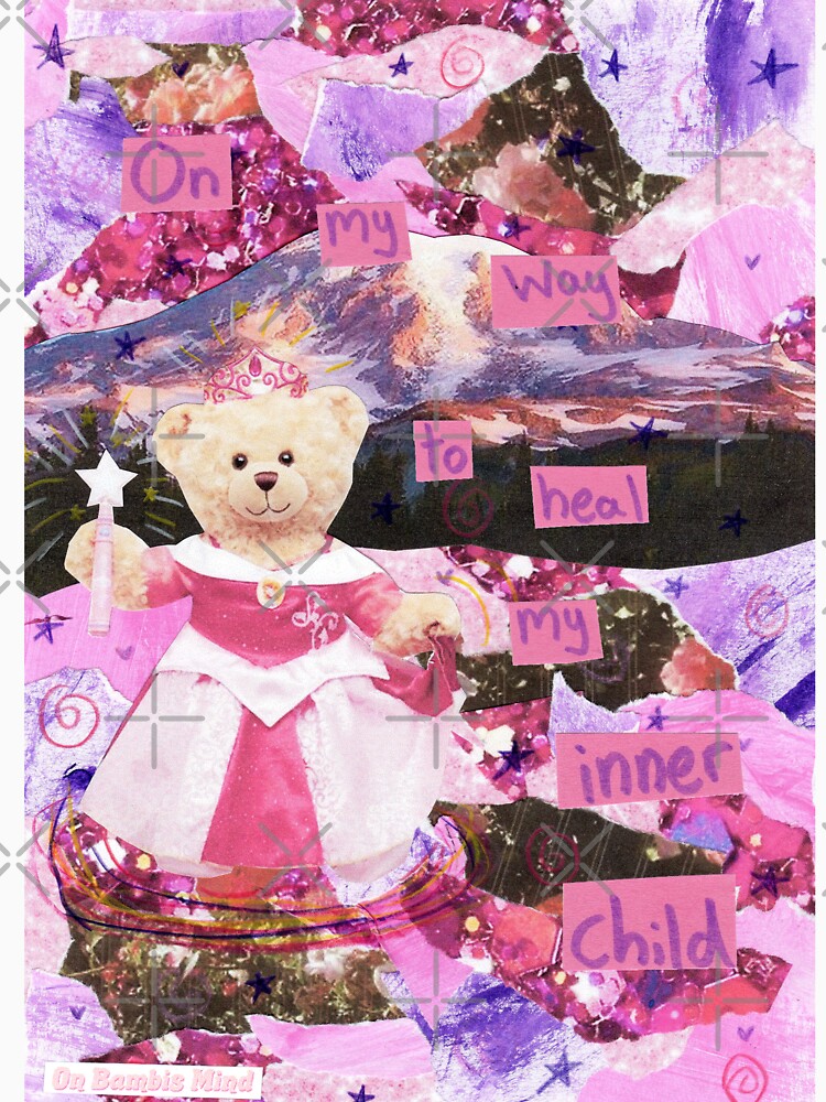 On my way to heal my inner child - Collage artwork by OnBambisMind