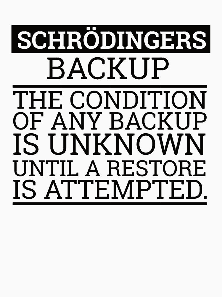 Schrödingers BackupCybersecurity by LucastaOdetten