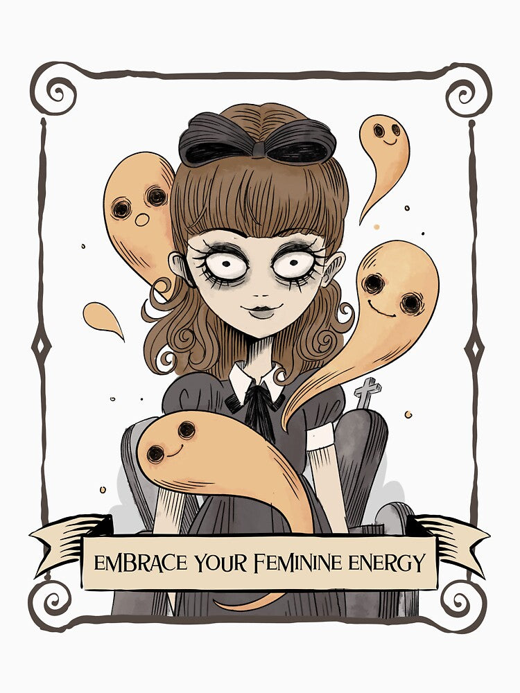 Embrace Your Feminine Energy Dark Feminine Shirt by ProApparelShop
