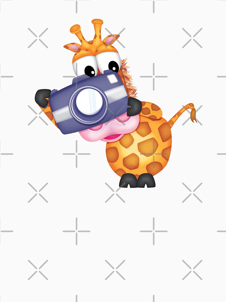 Giraffe taking a photo by roundowl